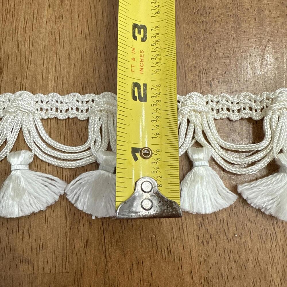 Tassel Fringe Edging Trim Sewing Craft Curtain Cushion Ribbon Upholstery 8 Yds - Picture 4 of 4